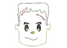 Stickdatei- Halloween Doodle Franky